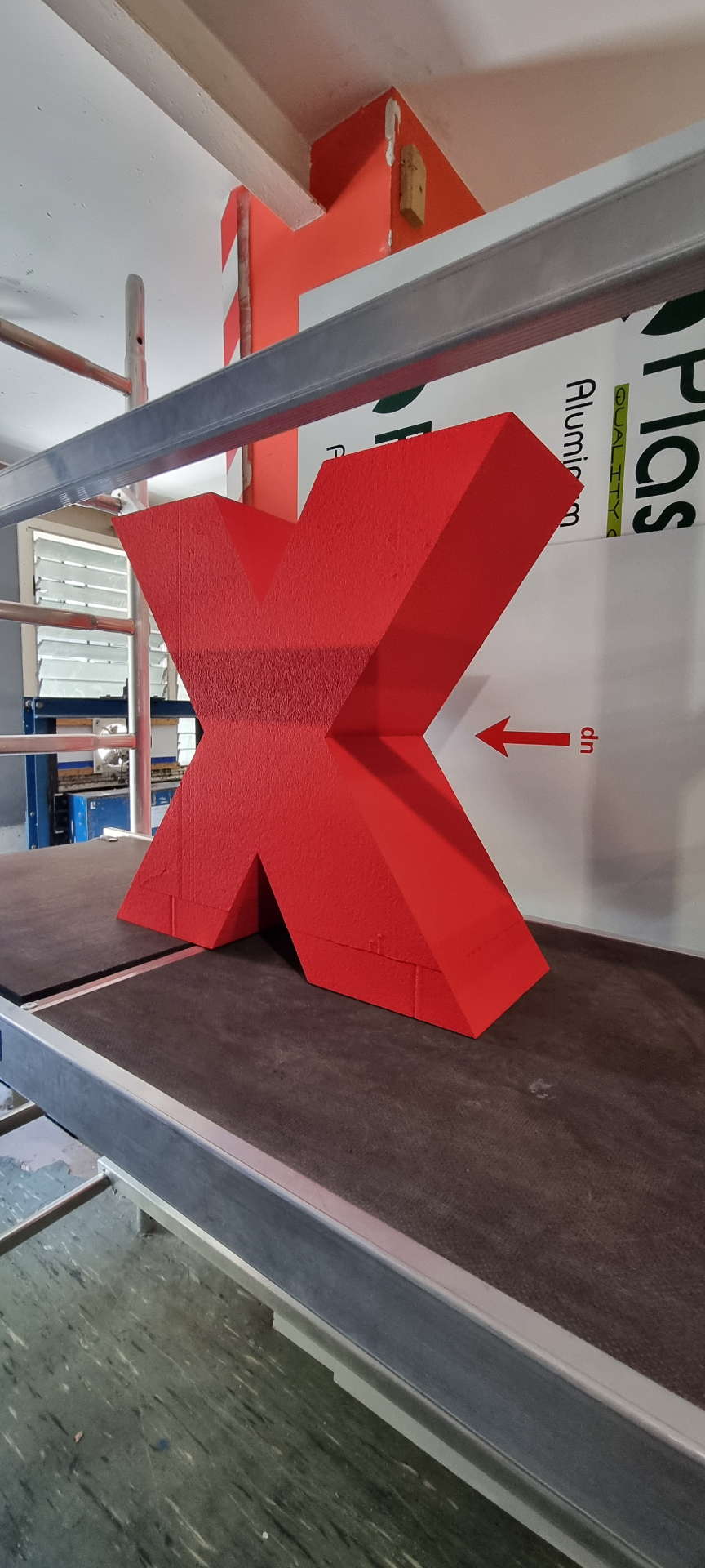 Red X 3D Sign